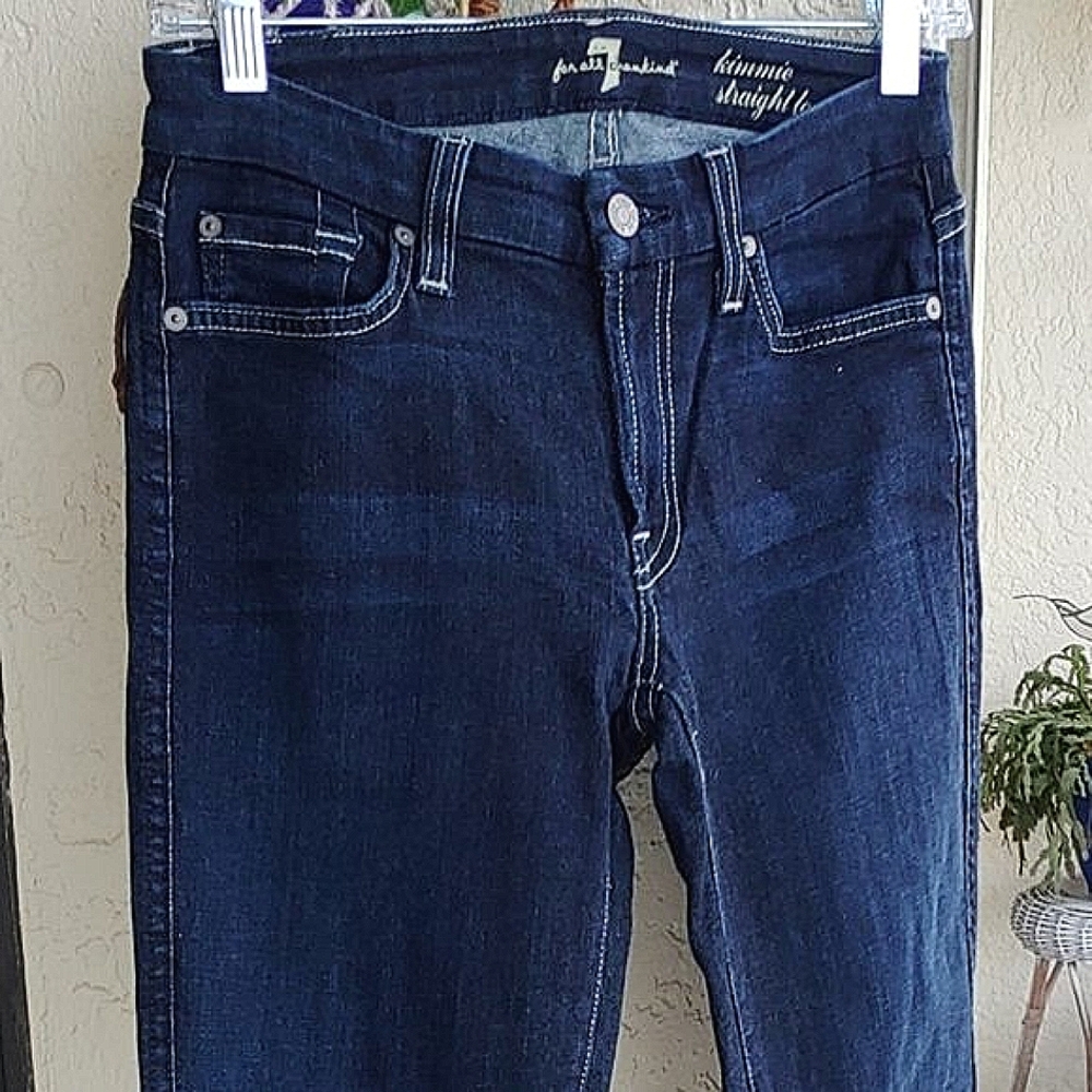 7 For All Mankind Kimmie Straight Leg Jeans size 27